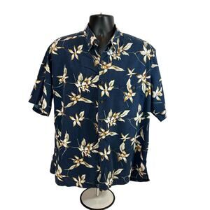 Pau Hana Hawaiian Button Down, Men’s XL